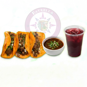 3 Regular Size Birria Tacos